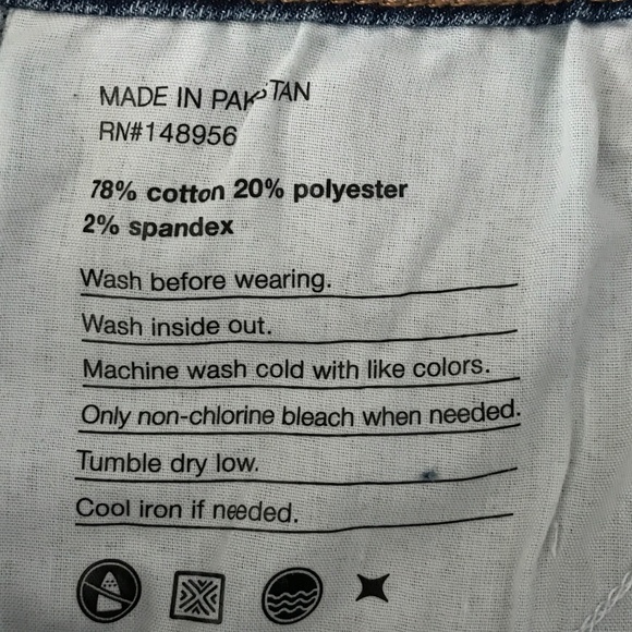 SONOMA High Rise Shorts Bermuda Jean Shorts Women’s Misses Size 4 NWT - Picture 14 of 15